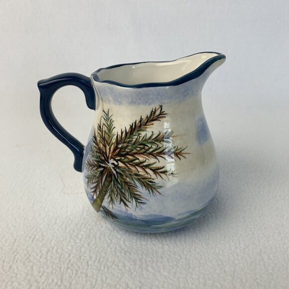 Sakura Creamer Paul Brent Hand Painted Coastal Plantation Home Discontinued - Picture 1 of 8